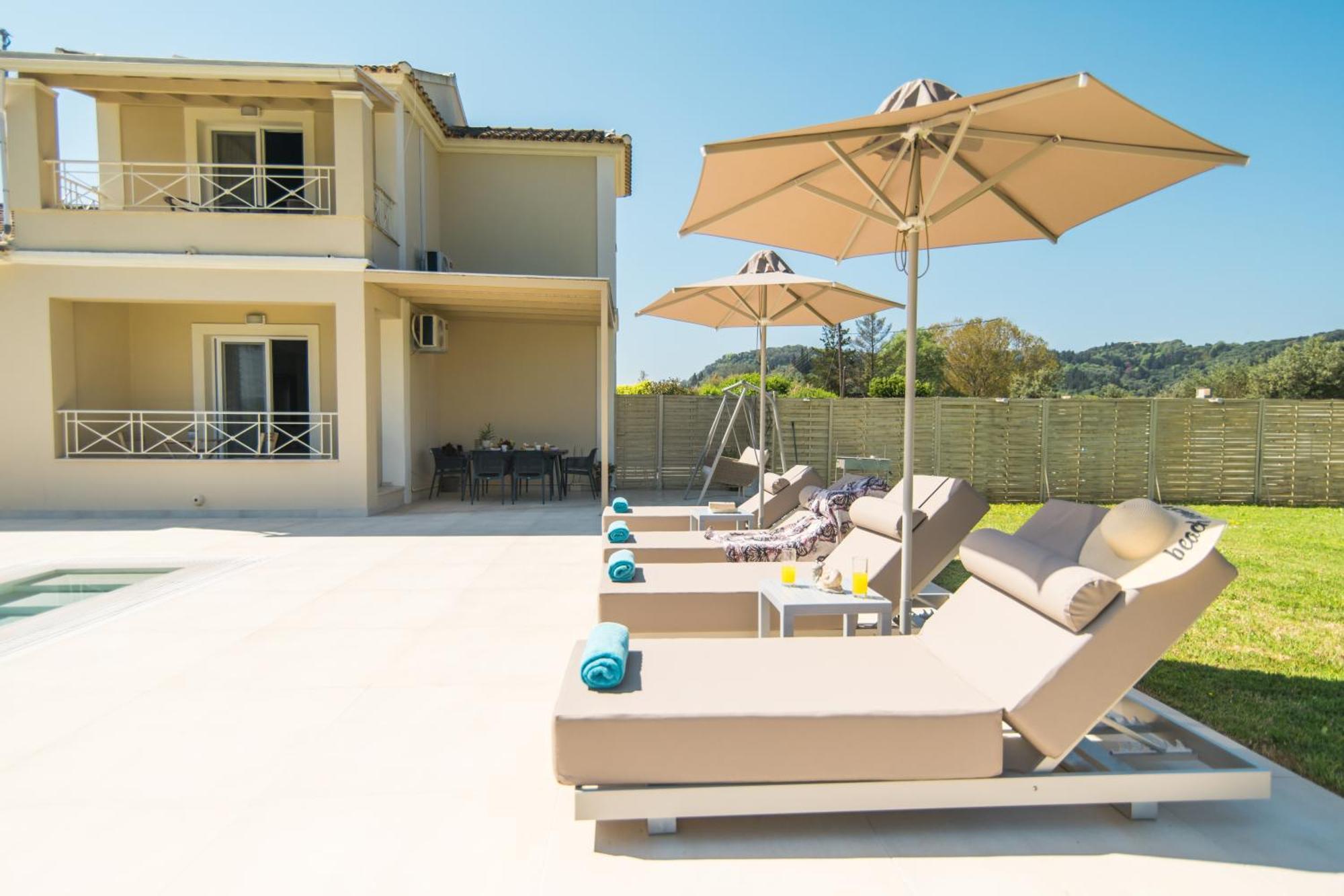 My Corfu Luxury Villa With Private Pool Sidárion Buitenkant foto